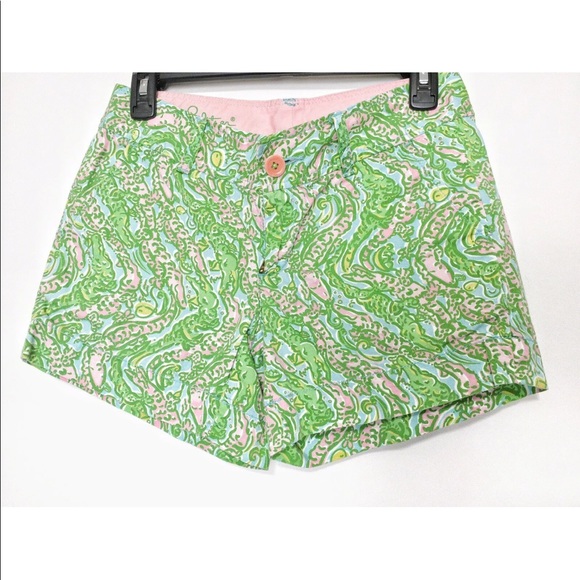 Lilly Pulitzer Callahan Shorts Size 00 - Picture 3 of 5